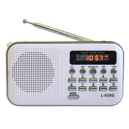 家里老人播放器MP3收音機外放音響插卡兒童古詩(shī)歌點(diǎn)讀便攜可充電 L938G 循環(huán) 照明 18650電池 白 藍 紅 32GB