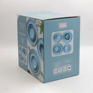 敏楊碗碟套裝家用碗盤(pán)餐具ins風(fēng)陶瓷簡(jiǎn)約北歐家用菜盤(pán)10件日光藍 北歐餐具10件套日光藍