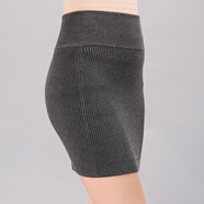 蒂默奇包臀職業(yè)裙裝秋冬針織一步裙半身裙緊身裙彈力裙子大碼羊毛線(xiàn)短裙 深灰色 均碼