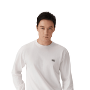 李維斯25年秋冬新款男士針織休閑長袖T恤001B1 珍珠白 XS