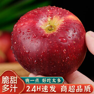 吉果叔 新鮮紅露櫻桃小蘋(píng)果 當季時(shí)令水果脆甜云南昭通丑平果紅富士生鮮 凈重4.5-5斤 單果60mm以下