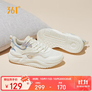 361°運(yùn)動(dòng)鞋女云舒3秋冬季網(wǎng)面復(fù)古透氣休閑通勤老爹鞋子女682316706-1