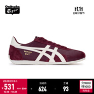 Onitsuka Tiger鬼塚虎男女鞋休閑鞋舒適透氣輕便慢跑鞋RUNSPARK 1183B480-002 酒紅色/白色 36