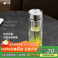 萬象（WANXIANG）雙層玻璃杯商務(wù)辦公V148RL車載便攜男士家用370ML大容量泡茶水杯