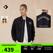 匡威（Converse）官方 刺繡美式復古飛行員夾克男外套MCH658 MCH658-023 2XL (185/108A)