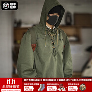 馬登工裝 美式復(fù)古甲板服惡劣天氣短款輕戶外夾克外套男寬松連帽衛(wèi)衣 軍綠色 【加大版】 M