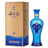 海之藍(lán)46度洋河海之藍(lán)綿柔濃香型白酒 單瓶裝 46度 480mL 1瓶