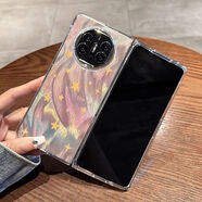 適用華為matex6手機殼款流光星星XT三折疊屏保護套X5個(gè)潮流 華為 Mate X5 高透硬殼 [流光星星]優(yōu)質(zhì)發(fā)黃 裸機手感