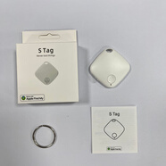 小米鍋巴findmy查找airtag適用于iOS手機(jī)防丟器藍(lán)牙寵物追蹤智能防丟定位器 白色+彩盒+說明書+鑰匙圈(Stag定位)