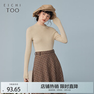 愛居兔冬季新款基礎(chǔ)款時(shí)尚打底衫針織衫ENZLJ4N005A 燕麥09 155/80A/S