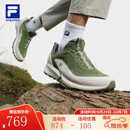 斐樂(lè )（FILA）官方BOA山貓3代戶(hù)外跑步鞋男鞋2025Vibram運動(dòng)鞋 雪松綠/斑鳩黃-IT 40