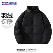 GENIOLAMODE羽絨服男時(shí)尚簡(jiǎn)約基礎款羽絨服防寒保暖百搭外套