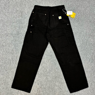 CARHARTT WIPB01卡哈特多口袋工裝褲雙膝伐木工褲帆布情侶男女潮潮牌 608黑色 30