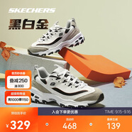 斯凱奇黑白金|女鞋秋季經(jīng)典熊貓鞋增高透氣校園復(fù)古老爹鞋
