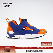 Reebok銳步官方男女同款I(lǐng)NSTAPUMP FURY 95經(jīng)典一腳蹬充氣運(yùn)動(dòng)休閑鞋 100069779 橘/鈷藍(lán)/黑 42