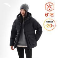 安踏面包羽絨服丨六度芯羽絨風衣女冬季新款寬版棉服上衣保暖外套