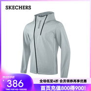 斯凱奇（Skechers）梭織連帽外套 P423M151 寒灰色/03KR L