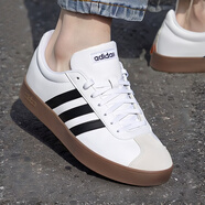 阿迪達斯（adidas）男鞋高幫板鞋男  春季新款運動(dòng)鞋耐磨滑板鞋時(shí)尚潮流百搭休閑鞋 ID3711/黑白皮面/曬圖退10 40.5