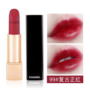 香奈兒（Chanel） 口紅絲絨啞光持久唇膏七夕情人節禮物官方正品送女友老婆禮盒裝 99#復古紅