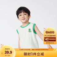 巴拉巴拉童裝兒童短袖t恤男童夏裝女童親子純色打底衫寬松上衣（小大童） 本白-抗菌-10101 -208224122101 120