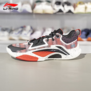 李寧反伍追獵1籃球鞋男子2025新款減震回彈支撐穩定外場(chǎng)鞋ABFV003 ABFV003-7朱砂紅/黑色 42