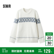 森馬毛衫男冬季費(fèi)爾島提花民族風(fēng)針織衫復(fù)古情侶毛衣109724107206