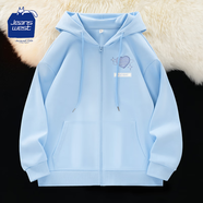 JEANSWEST CLUB真維斯外套女連帽開衫衛(wèi)衣春秋冬新品寬松休閑韓版小眾女生衣服