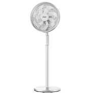海爾（Haier）七葉輕音立式電風扇京東自營家用落地扇臺立兩用風扇落地遠距大風量節(jié)能搖頭宿舍電扇  HFS-J3546B