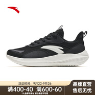 安踏男鞋運(yùn)動(dòng)跑步鞋夏季網(wǎng)面透氣防滑輕便緩震專業(yè)健身中考體測(cè)跑鞋男 【皮網(wǎng)四季款】爆款黑白配色-4 40.5