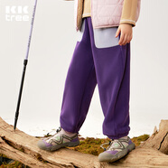 Kocotreekk樹(shù)兒童褲子加絨加厚男童女孩保暖抓絨褲秋冬運動(dòng)長(cháng)褲