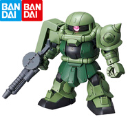 萬(wàn)代（BANDAI） 高達拼裝模型 SDCS CS敢達 BB戰士 Q版 男孩機器人禮物玩具 04 綠扎古2 灰色矮骨架 萬(wàn)代 日本進(jìn)口
