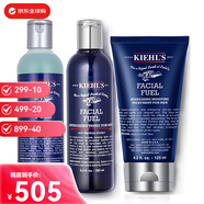 科顏氏（Kiehl's）高保濕男士保濕補水護膚系列緊致抗皺面霜男士雙十一生日禮物 男士3件套(250ml+250ml+125ml)