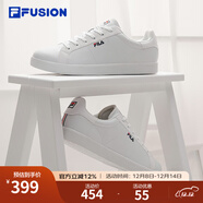 FILA FUSION斐樂(lè )男女鞋低幫休閑板鞋百搭輕便小白鞋情侶輕便滑板鞋 集團白-WT 41