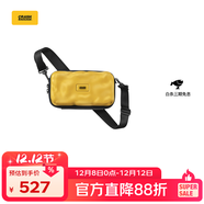 CRASH BAGGAGE意大利小眾設計硬殼小方包單肩包斜挎包男女包包2023新款ins同款 YELLOW（小號）
