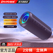 雷登（OHAYO）X10MAX無(wú)線(xiàn)便攜式藍牙音箱2025新款重低音炮大音量高音質(zhì)戶(hù)外迷你小型自行車(chē)騎行小音響防水音箱 X10Pro黑色全頻揚聲器24W 防塵防水+超長(cháng)續航【當/次日達】