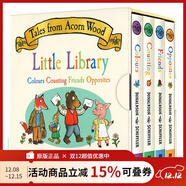 橡樹(shù)林的故事 英文原版 Tales From Acorn Wood Little Library 4冊紙板 禮盒裝 兒童幼兒?jiǎn)⒚蓪W(xué)習 咕嚕牛同作者Julia Donaldson 綠山墻 .