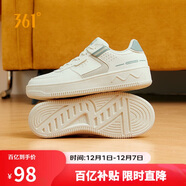 361°運動(dòng)女鞋秋冬季學(xué)生復古厚底增高小白休閑板鞋子女682116601F-10