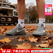 耐克（NIKE）官方 男鞋 25秋冬款輕便透氣運動(dòng)休閑小白鞋耐磨減震低幫滑板鞋男 BIG/淺煙灰【曬圖返10】建議拍大半碼 40 碼(內長(cháng)250mm)