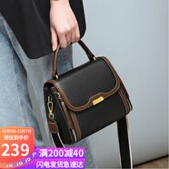 YUYULA包包女包牛皮單肩斜挎包品牌媽媽包中年生日禮物高級感送女友老婆