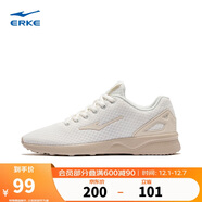 鴻星爾克運動(dòng)鞋女網(wǎng)面舒適跑步鞋子輕便軟底基礎跑鞋戶(hù)外防滑慢跑鞋