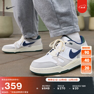 耐克男子復古低幫運動(dòng)鞋冬季經(jīng)典舒適簡(jiǎn)約NIKE FULL FORCE FZ3595 100白色/深藏青/淺鐵礦石灰 44.5