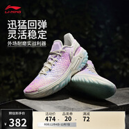 李寧桀驁2 七彩蟒丨籃球鞋男鞋2025新款輕量回彈外場(chǎng)運動(dòng)鞋ABFV041