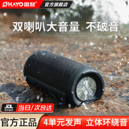 雷登（OHAYO）X10音響藍牙音箱 高音質(zhì)戶(hù)外大功率低音炮家用電腦桌面有源防水迷你便攜式2025最新款騎行音響 黑色全頻揚聲器10W 標配【快至當/次日達】