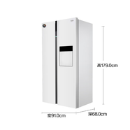 倍科（BEKO）冰箱家用581升智能變頻風(fēng)冷無(wú)霜雙循環(huán)對開(kāi)門(mén)冰箱EUG91642NEW EUG91642NEW微瑕【581升變頻無(wú)霜