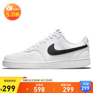 耐克NIKE運動(dòng)板鞋女緩震COURT VISION運動(dòng)鞋DH3158-101白黑36.5