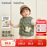巴拉巴拉寶寶童裝羽絨服馬甲外穿2025冬裝寶寶背心加厚保暖萌209425101201