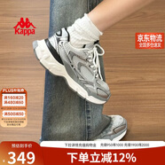 卡帕（Kappa）女鞋增高老爹鞋子女款秋季厚底跑步鞋休閑運動(dòng)慢跑鞋女 奧運灰 36
