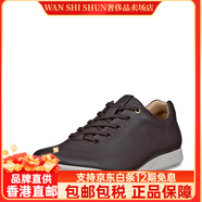 愛(ài)步（ECCO）愛(ài)步 男鞋 2025新款運動(dòng)鞋 舒適防水牛皮運動(dòng)鞋 深棕色01178 44