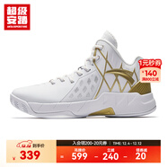 超級安踏KT 1 Retro丨籃球鞋男鞋氮科技減震防滑耐磨運動(dòng)鞋子112521611U 安踏白/金屬金-1 40 /(男7碼)