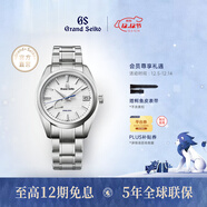冠藍獅（Grand Seiko）信州雪系列g(shù)s日本原裝信州白雪花新年禮物男女情侶手表鈦金屬 男雪花SBGA211G